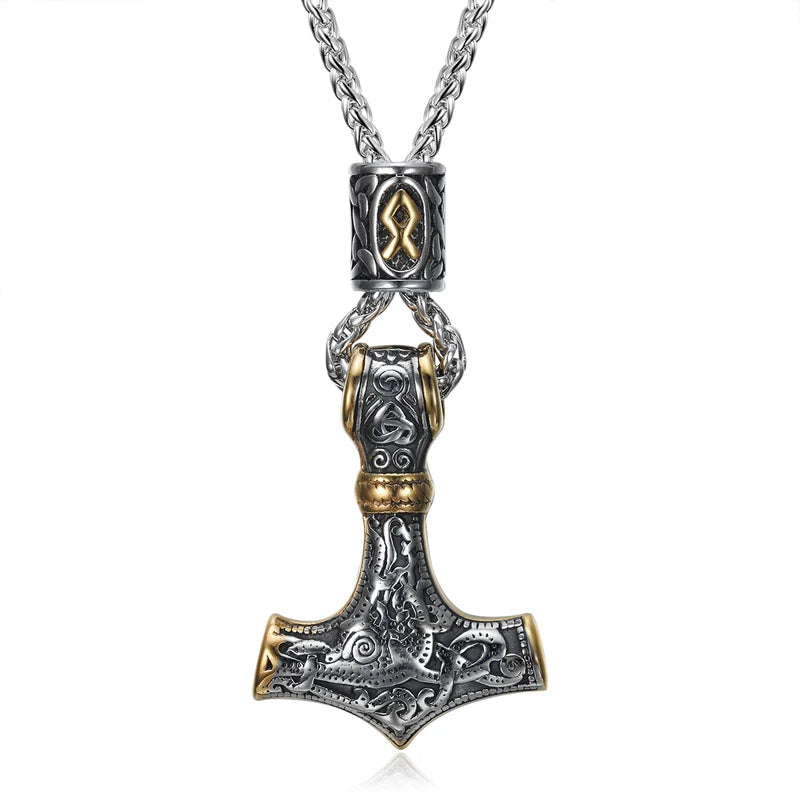 Handcrafted Pirate Chain"Anchor's Grip" - Stainless Steel