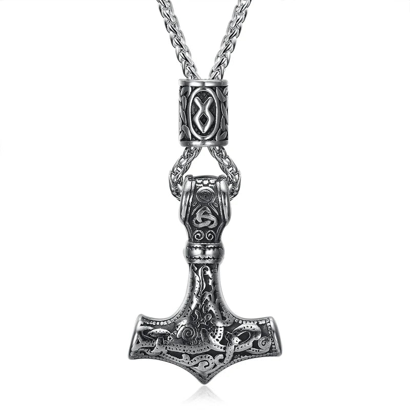 Handcrafted Pirate Chain"Anchor's Grip" - Stainless Steel