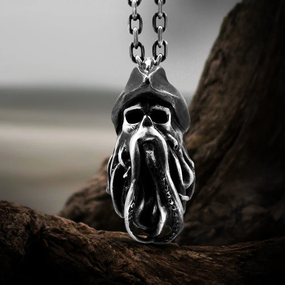 Handcrafted Pirate Chain "Captain Octopus" - Stainless Steel