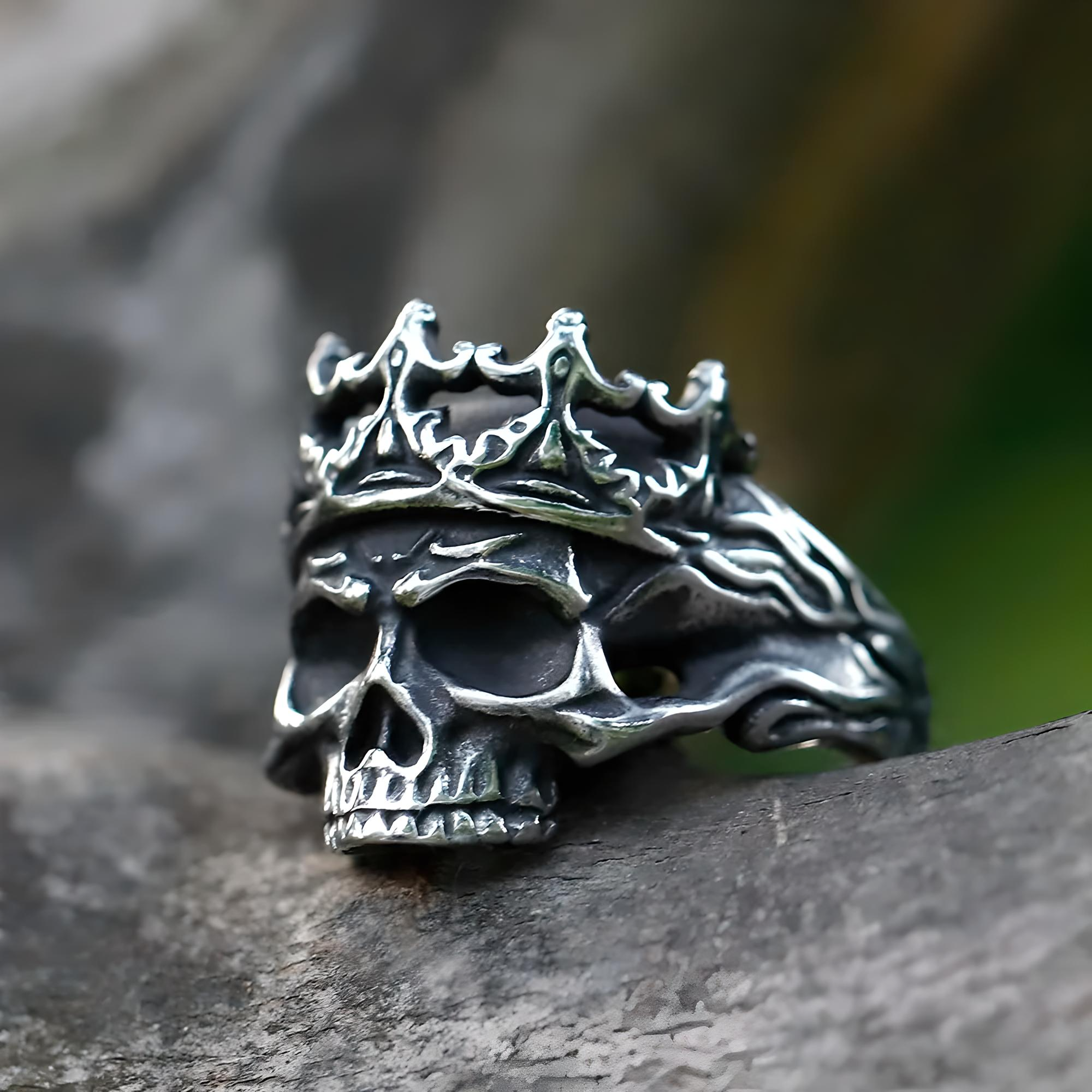 Handcrafted Pirate Ring "Pirate Emperor" - Stainless Steel