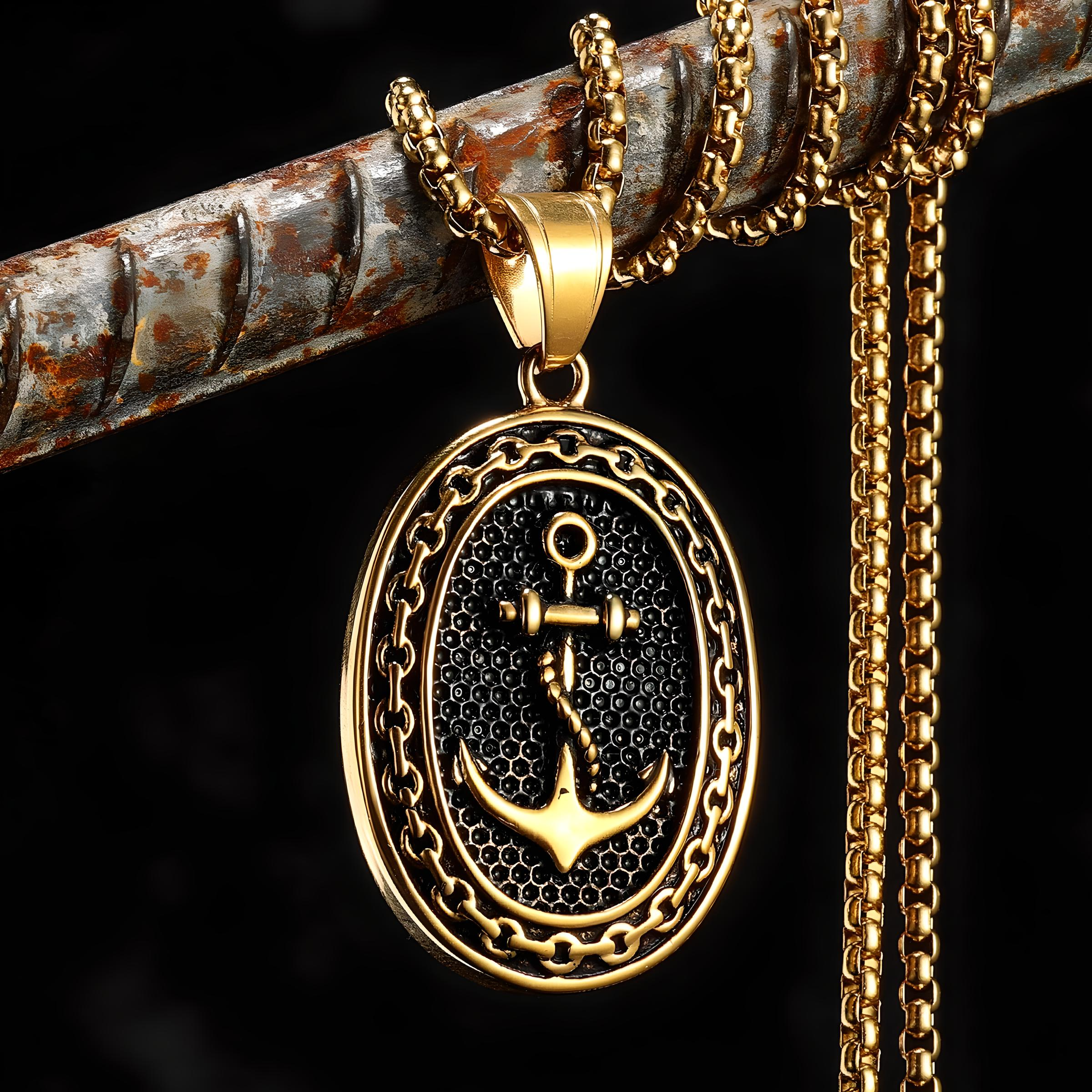 Handcrafted Pirate Chain "Golden Harbour" - Stainless Steel