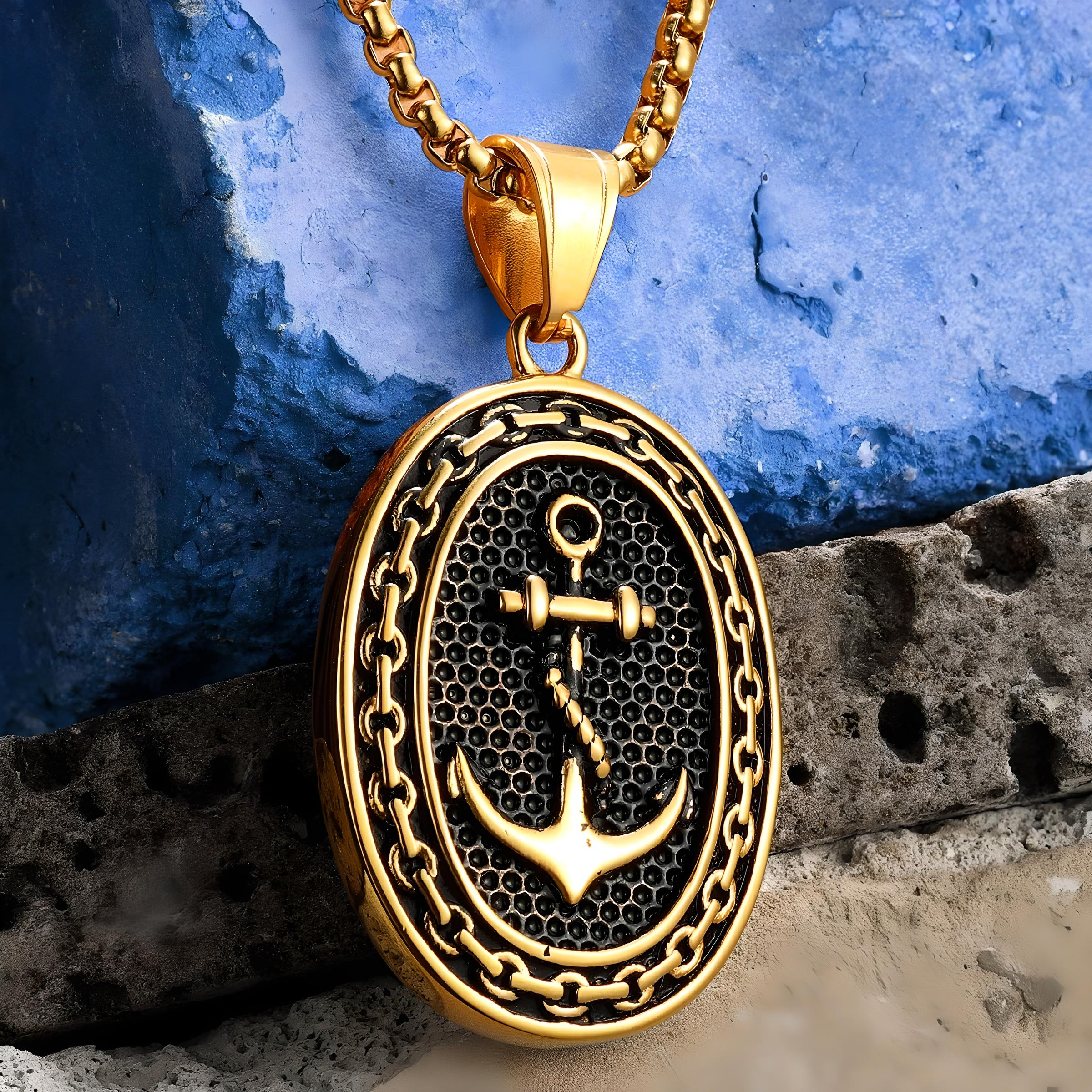 Handcrafted Pirate Chain "Golden Harbour" - Stainless Steel