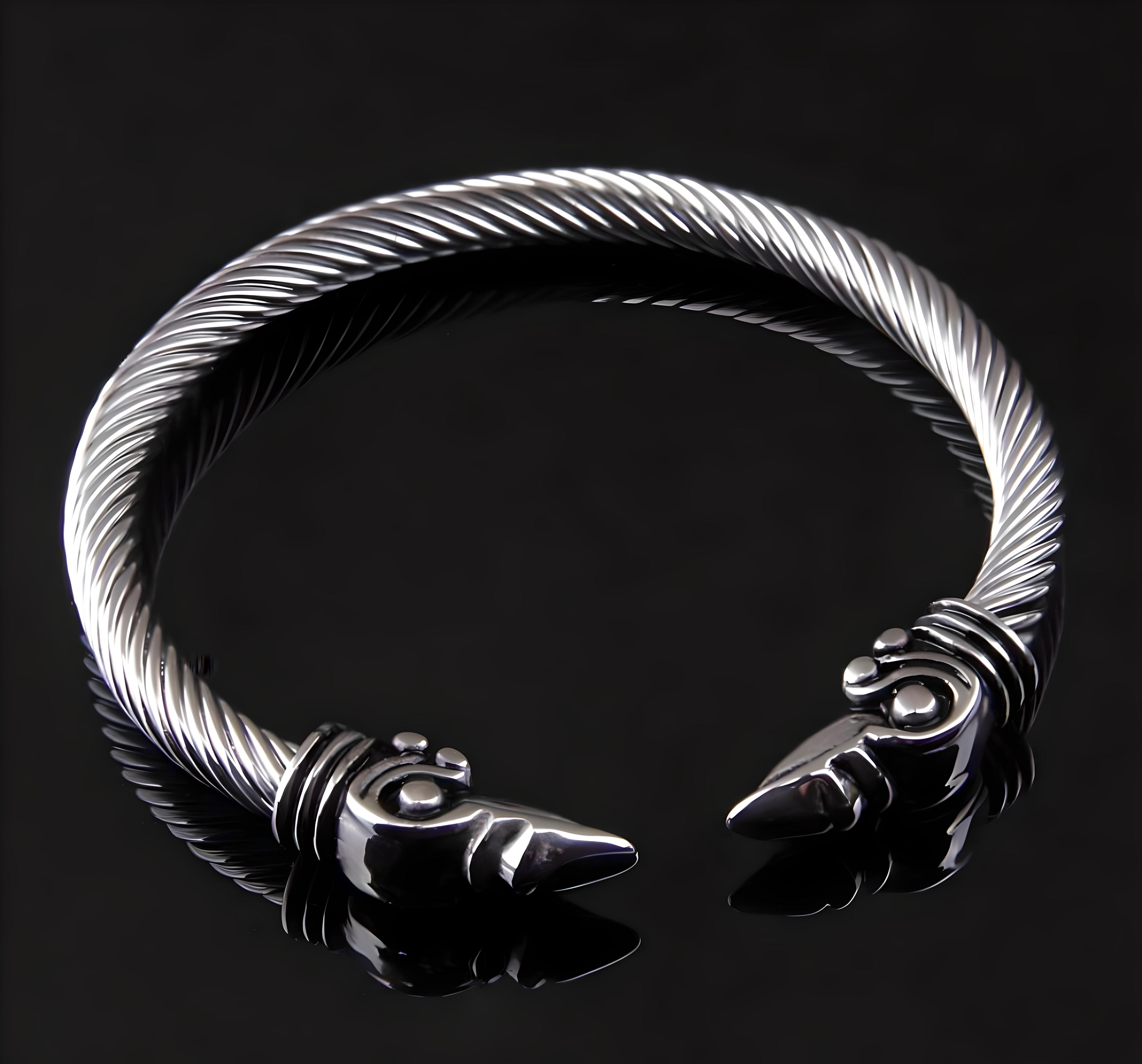 Handcrafter Pirate Bracelet "Saltwater Band" - Stainless Steel