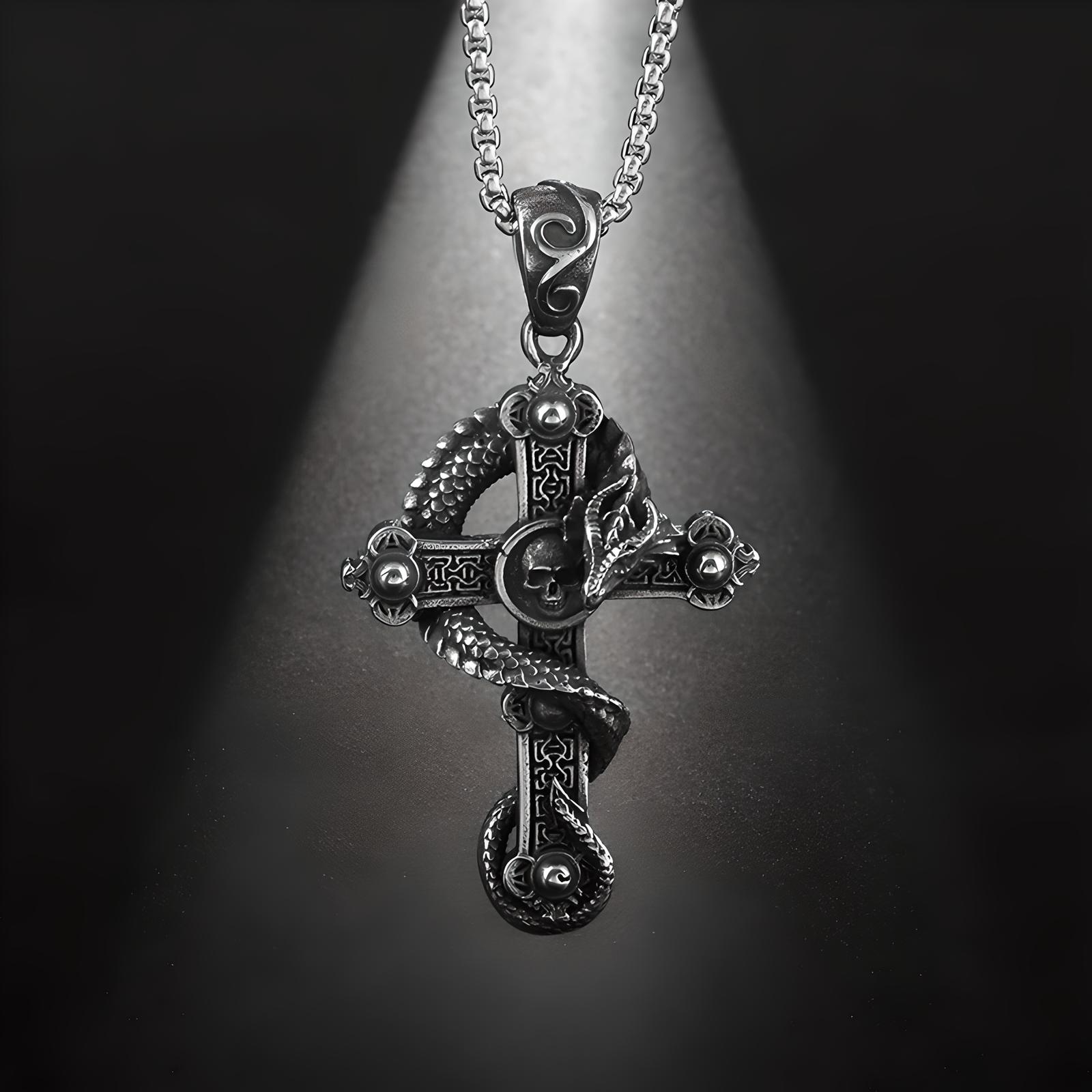 Handcrafted Pirate Chain "Serpent’s Curse" - Stainless Steel