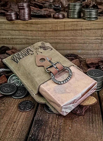 Pirate Poker Deck - Leather Bag